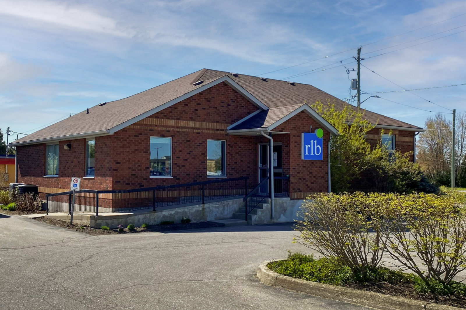 An outside view of the RLB Fergus Office